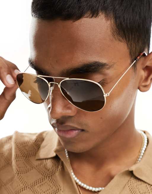 Aviator type sunglasses best sale