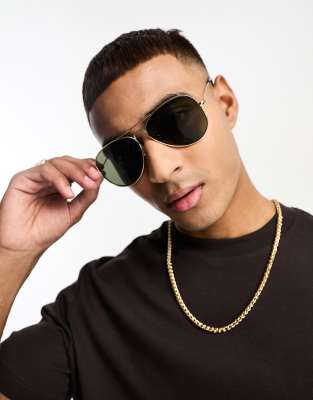 New Look aviator sunglasses in gold