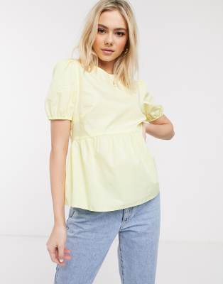 yellow blouse new look