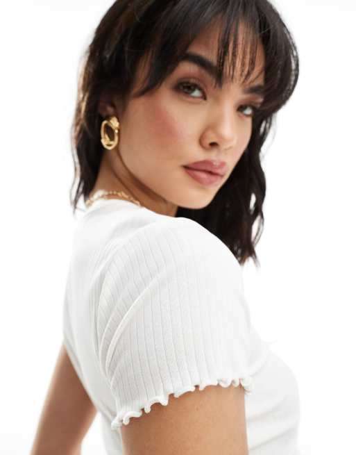 New Look - babylock - T-shirt bianca, 2 di 4