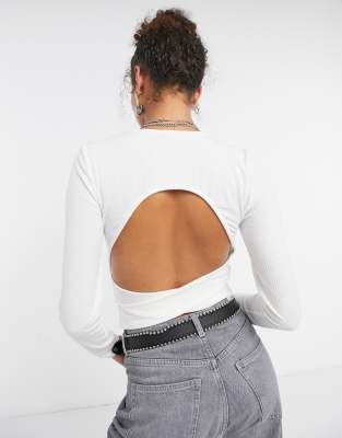 backless tops asos