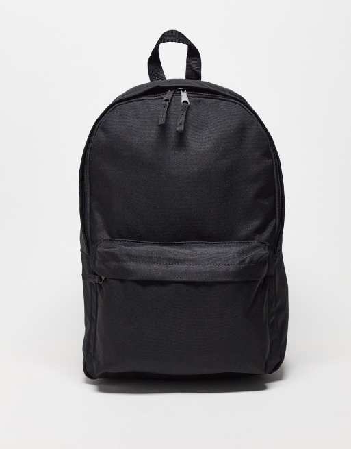 New look black online backpack