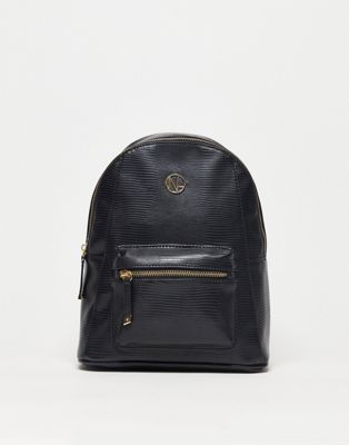 New Look backpack with logo in black
