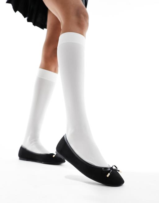 New Look ballerina shoes in black