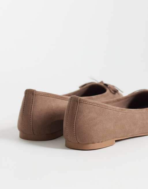 New Look – Ballerinas aus Kunstleder in Hellbraun, 4 von 4
