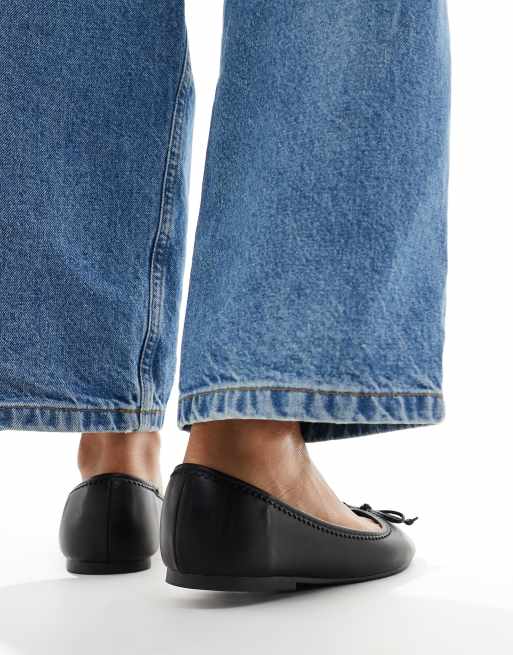 New Look - Ballerine nere in pelle sintetica, 3 di 4