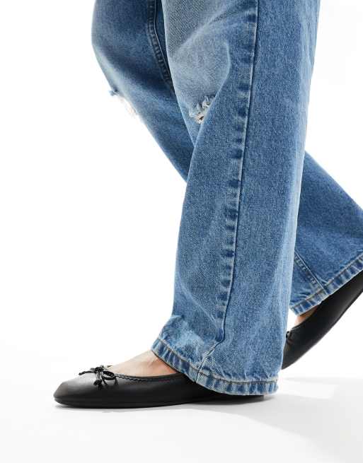 New Look - Ballerine nere in pelle sintetica, 4 di 4