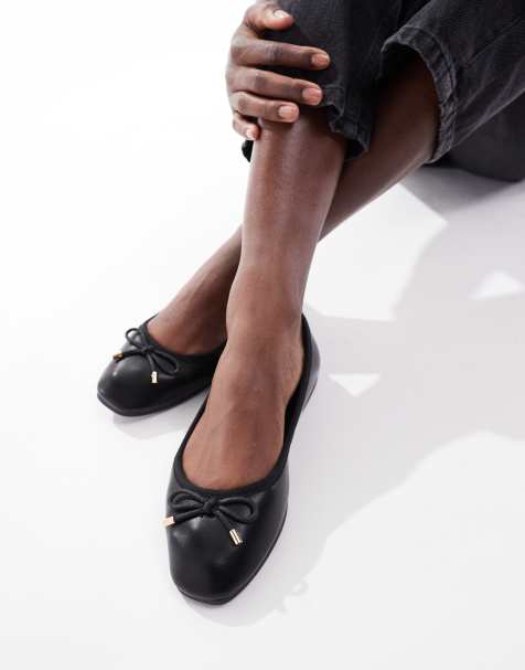 New Look - Ballerines plates - Noir - view 1