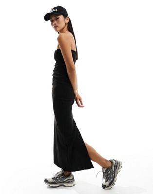New Look bandeau midaxi dress in black - ASOS Price Checker