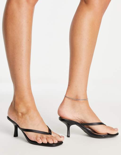 New look black barely there clearance heels