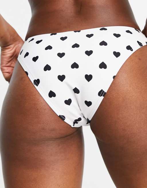 New Look - Bas de bikini à imprimé cœur, 2 de 4