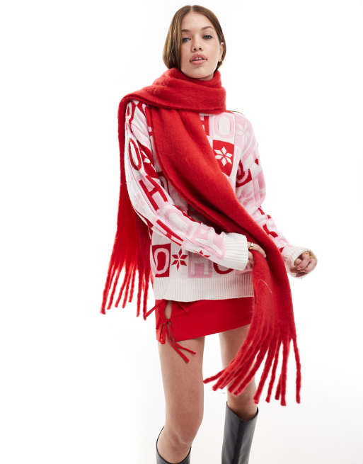New Look – Basic-Schal in Rot
