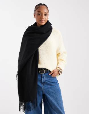 New Look - Basic-Schal in Schwarz