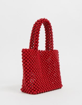 new look beaded bag