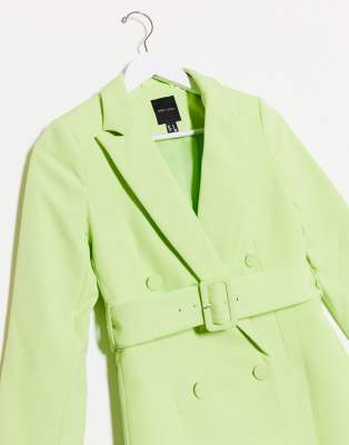 green blazer new look