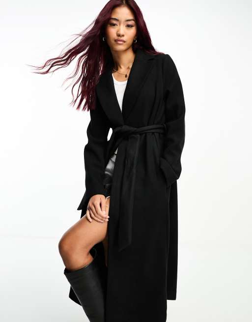 Formal belted clearance coat