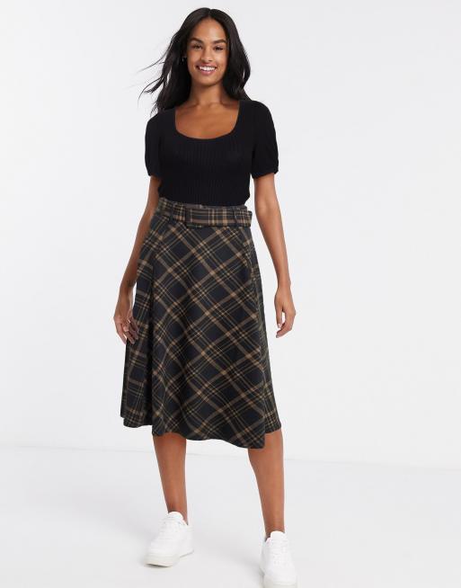 Check a line midi cheap skirt