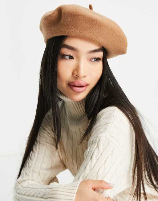 New Look beret in camel, 1 of 4