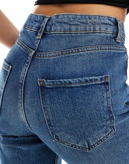 New Look - Beverley - Mom jeans blu, 2 di 5