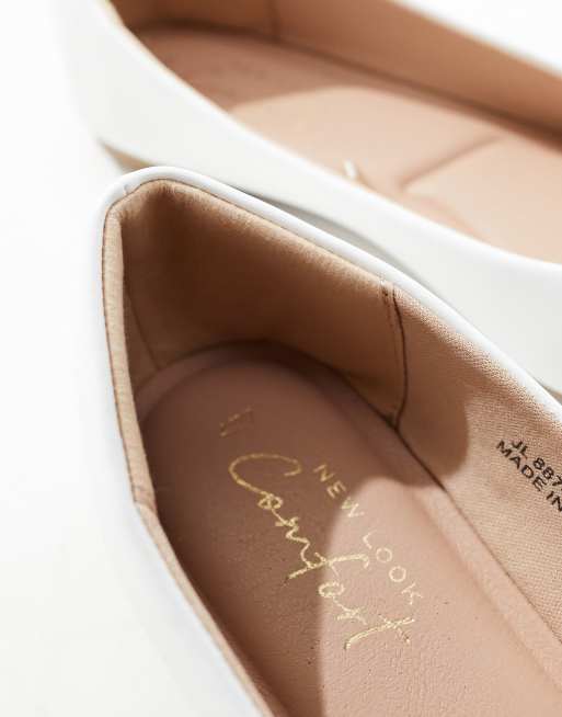 New Look – Białe płaskie buty, 4 z 4