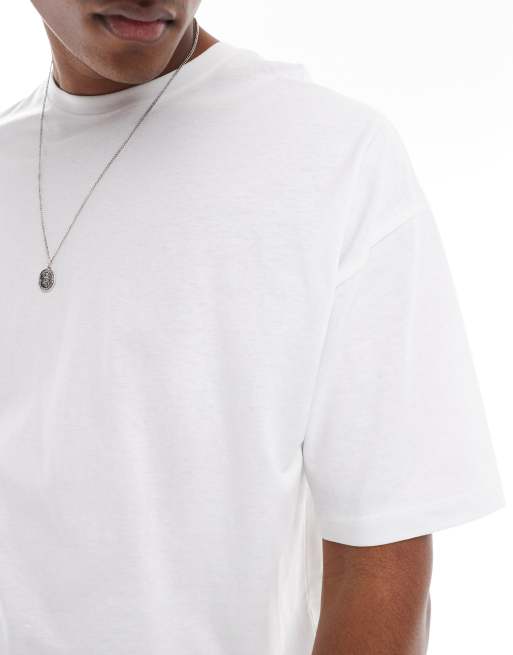 New Look – Biały t-shirt oversize, 3 z 4