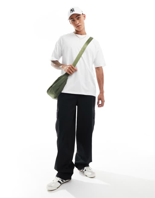 New Look – Biały t-shirt oversize, 3 z 4