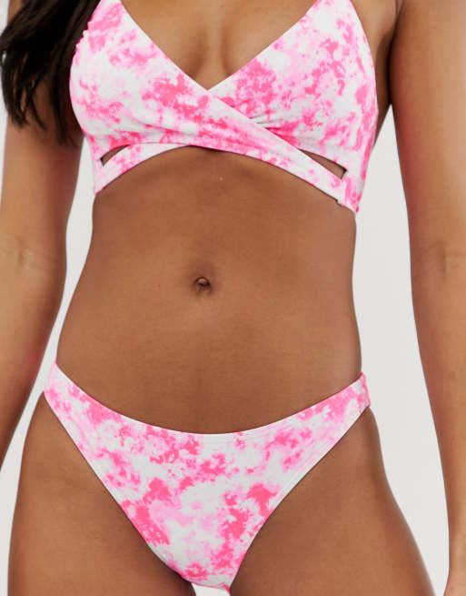 New Look – Bikini mit Wickeldesign und Batikmuster, 3 von 3