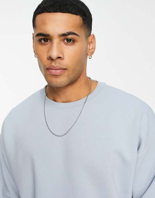 New Look - Blå sweatshirt, 3 af 4