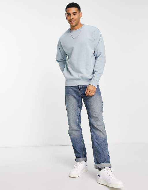 New Look - Blå sweatshirt, 4 af 4