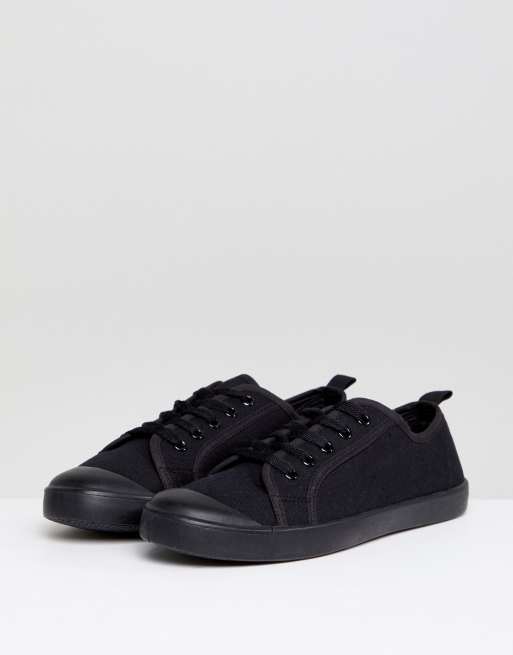 New Look Black Plimsoll | ASOS