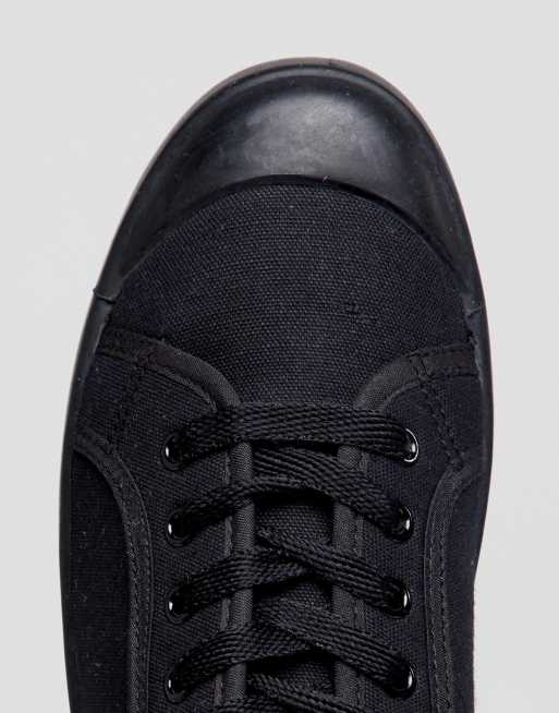 New look 2024 black plimsolls