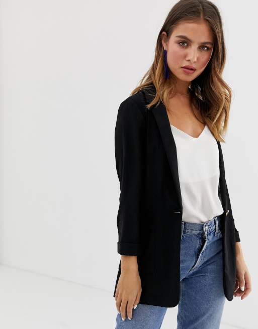 Look blazer noir discount femme