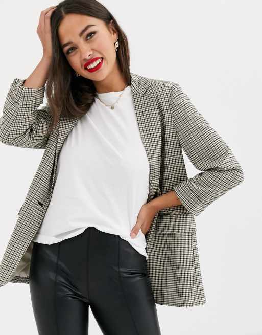 New Look blazer in check | ASOS