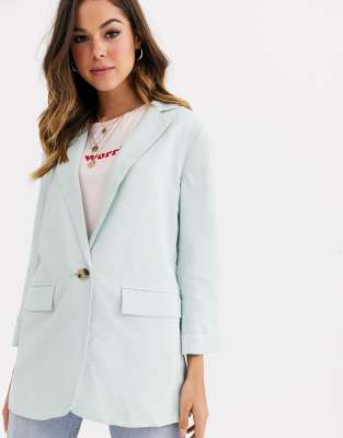 tailleur femme vert menthe