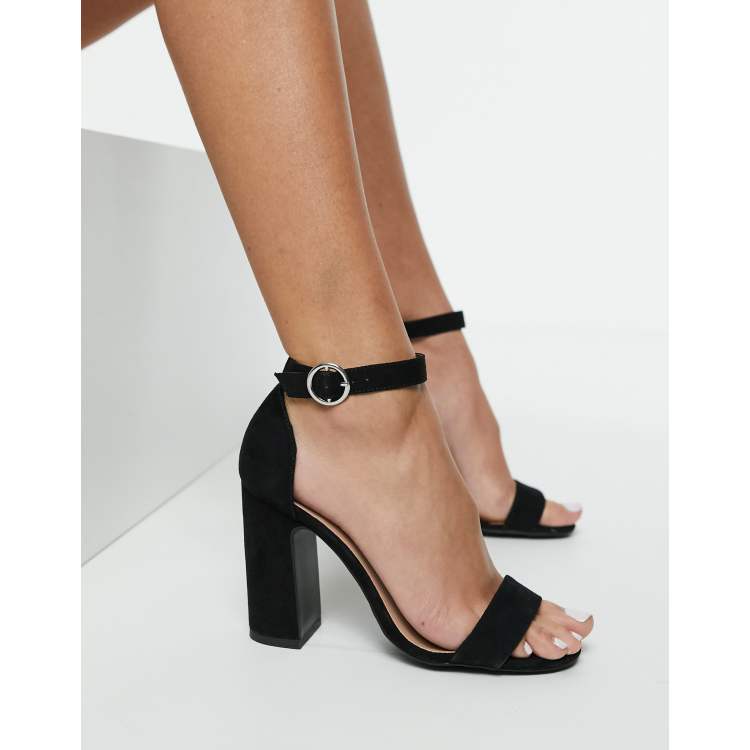 Next black block heel on sale sandals