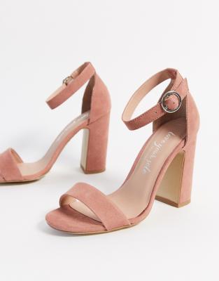 new look heeled sandals