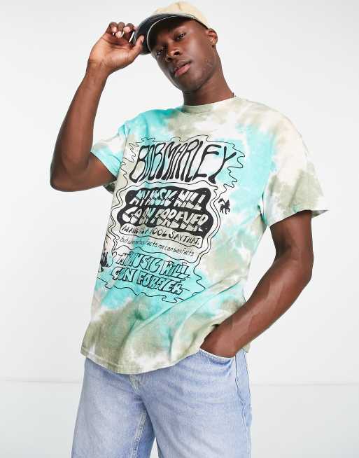 komme Socialist shilling New Look Bob Marley t-shirt in green | ASOS