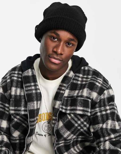 New Look - Bonnet style marin - Noir, 3 de 4