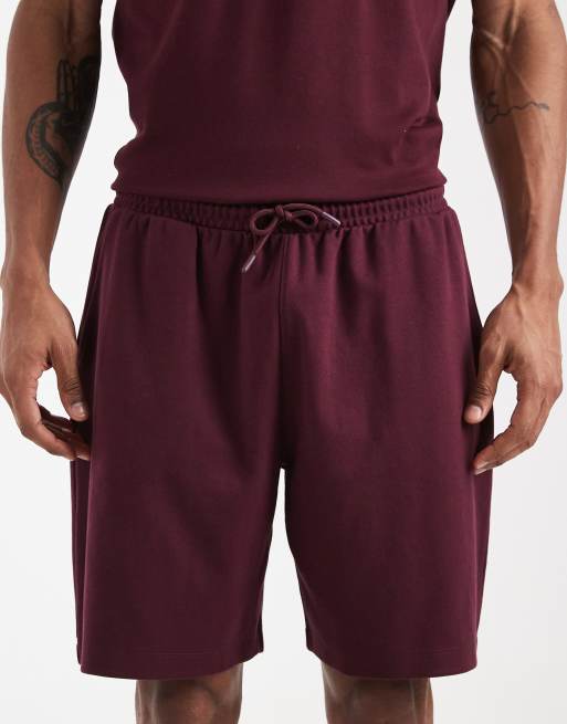 New Look - Bordeauxrøde shorts - Del af sæt, 4 af 5