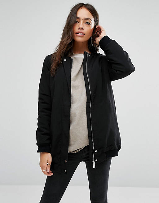 New Look Borg Lined Bomber | ASOS