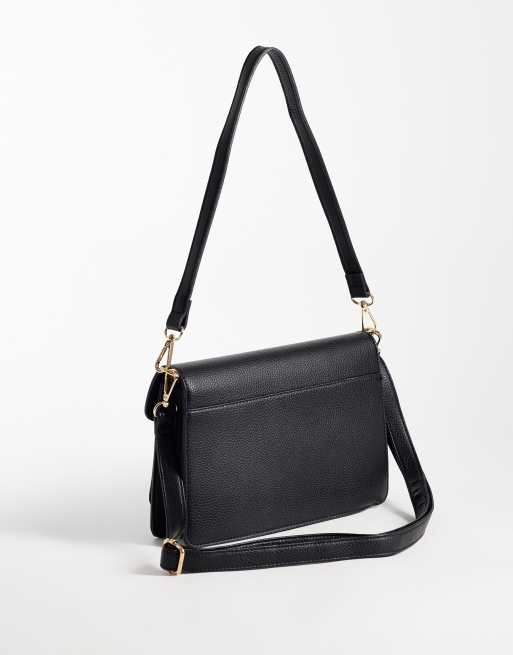 New Look borsa a spalla con dettaglio fibbia nera, 4 di 4