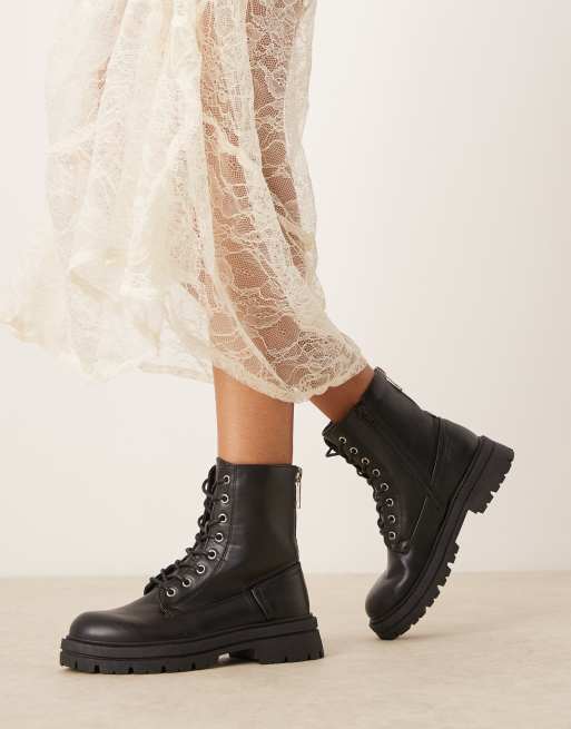 Bottines noires new look best sale