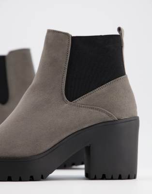 bottines talon epais