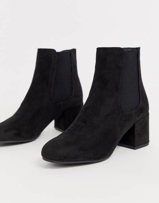 Bottines shop noires daim