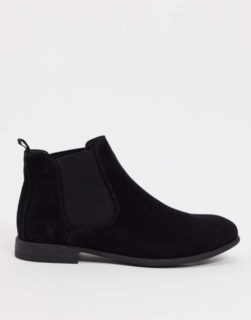 Bottines pour femmes avec fermeture éclair et boucle en daim noir et tacheté or talon 6
