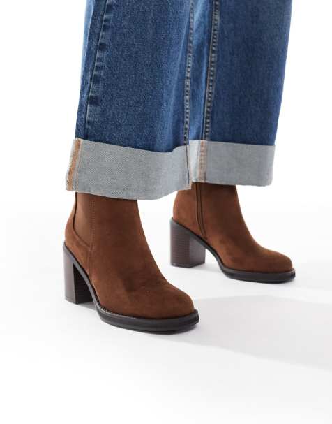 New Look - Bottines Chelsea en similicuir - Marron moyen - view 1