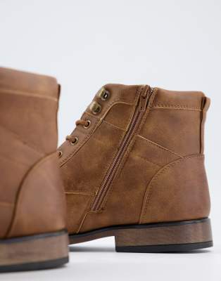 look bottines marron