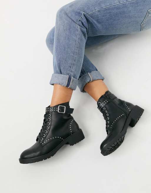 Bottines 2024 lacets cloutées