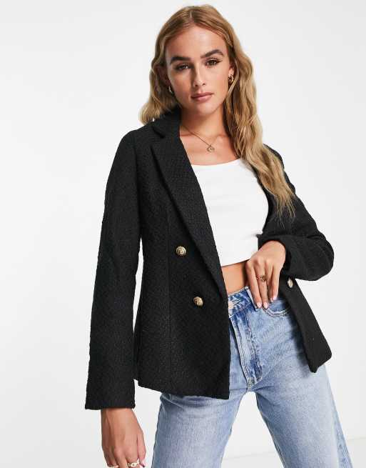 Boucle 2025 blazer black