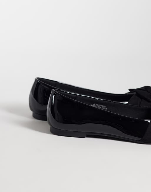 New Look bow pointed ballet flat in black, 4 of 4